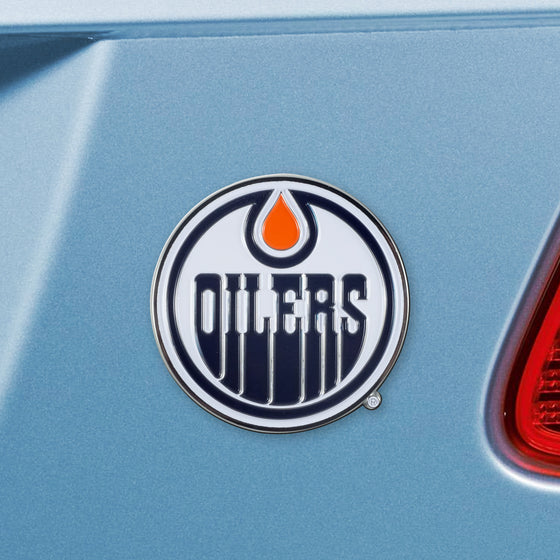 Edmonton Oilers 3D Color Metal Emblem