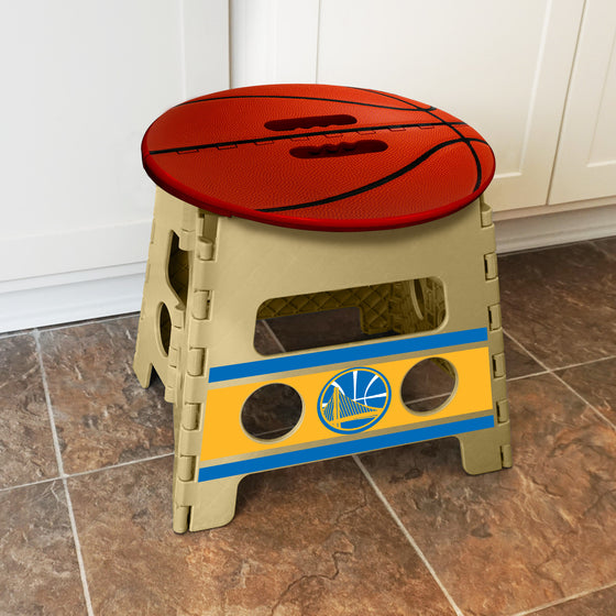 Golden State Warriors Folding Step Stool - 13in. Rise