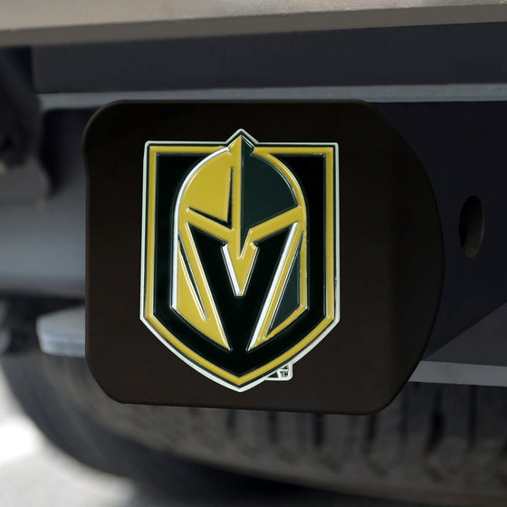 Vegas Golden Knights Black Metal Hitch Cover - 3D Color Emblem