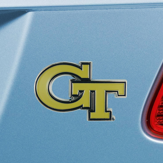 Georgia Tech Yellow Jackets 3D Color Metal Emblem