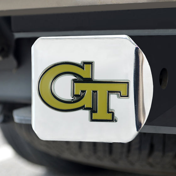 Georgia Tech Yellow Jackets Hitch Cover - 3D Color Emblem