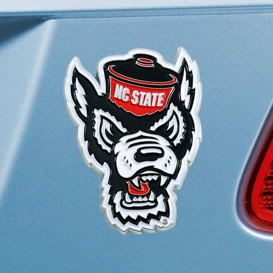 NC State Wolfpack 3D Color Metal Emblem