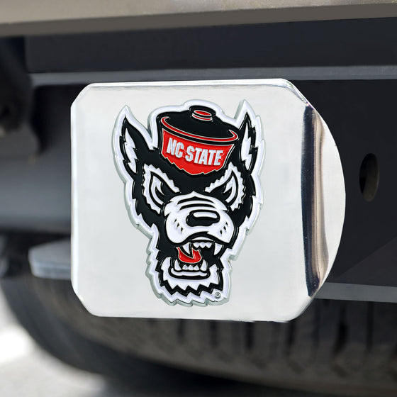 NC State Wolfpack Hitch Cover - 3D Color Emblem