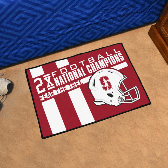Stanford Cardinal Dynasty Starter Mat Accent Rug - 19in. x 30in.