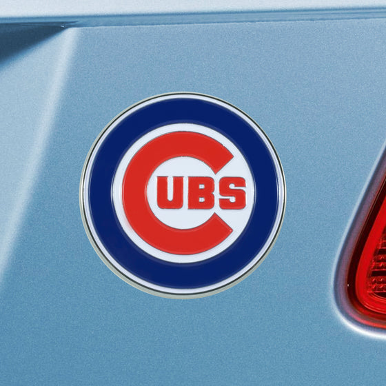Chicago Cubs 3D Color Metal Emblem