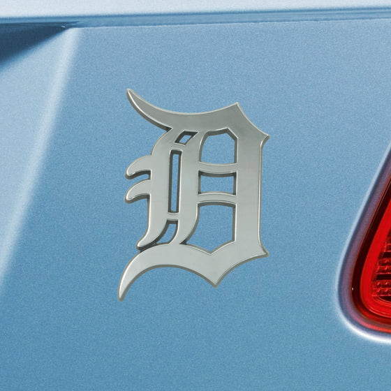 Detroit Tigers 3D Chrome Metal Emblem