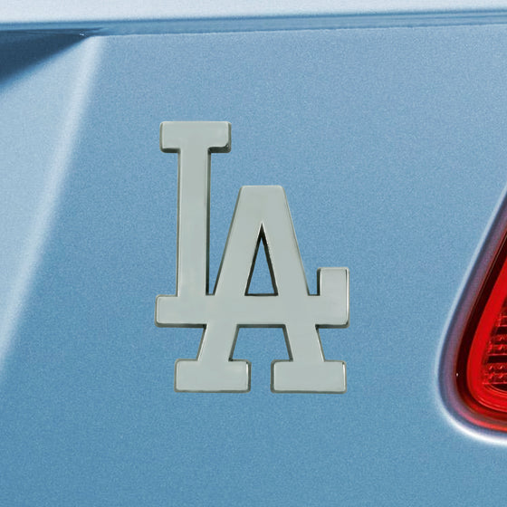 Los Angeles Dodgers 3D Chrome Metal Emblem