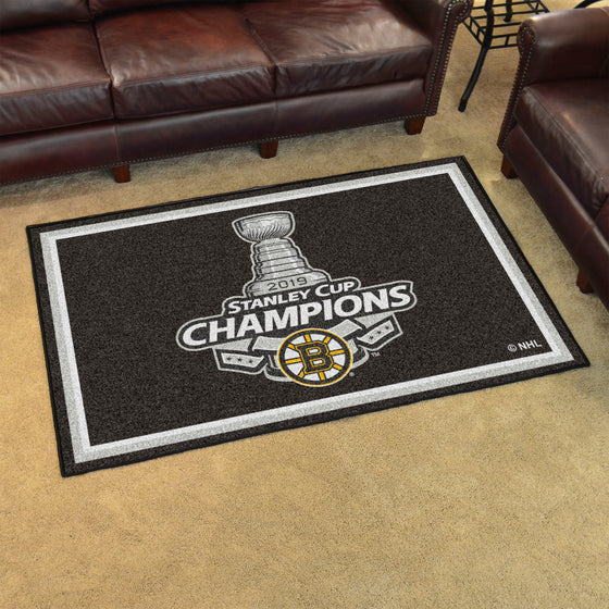 Pittsburgh Penguins 3ft. x 5ft. Plush Area Rug, 2018 NHL Stanley Cup Champions