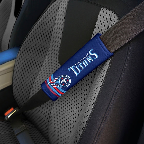 Tennessee Titans Team Color Rally Seatbelt Pad - 2 Pieces