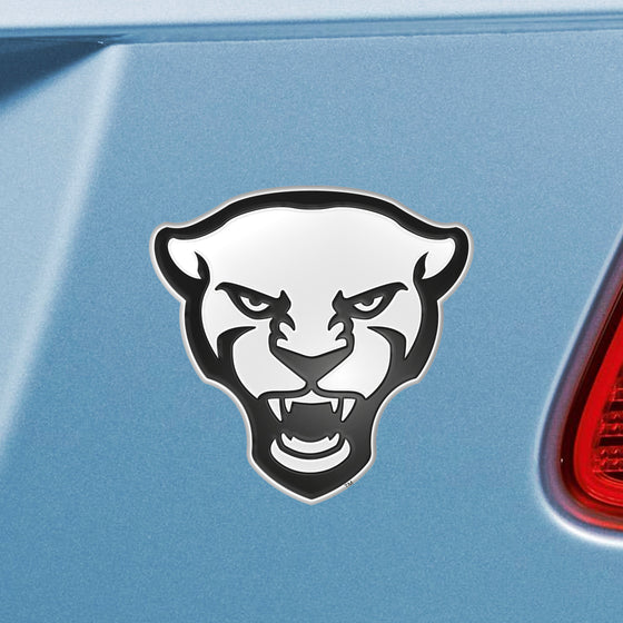 Pitt Panthers Molded Chrome Plastic Emblem