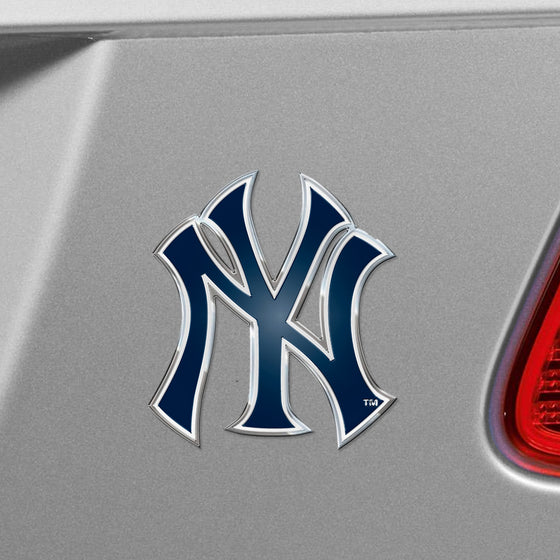 New York Yankees Heavy Duty Aluminum Embossed Color Emblem