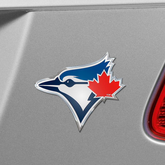 Toronto Blue Jays Heavy Duty Aluminum Embossed Color Emblem