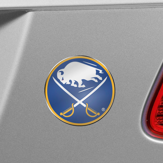 Buffalo Sabres Heavy Duty Aluminum Embossed Color Emblem