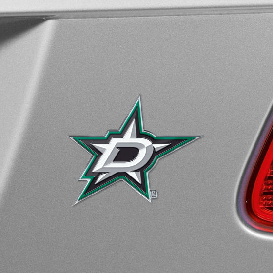 Dallas Stars Heavy Duty Aluminum Embossed Color Emblem