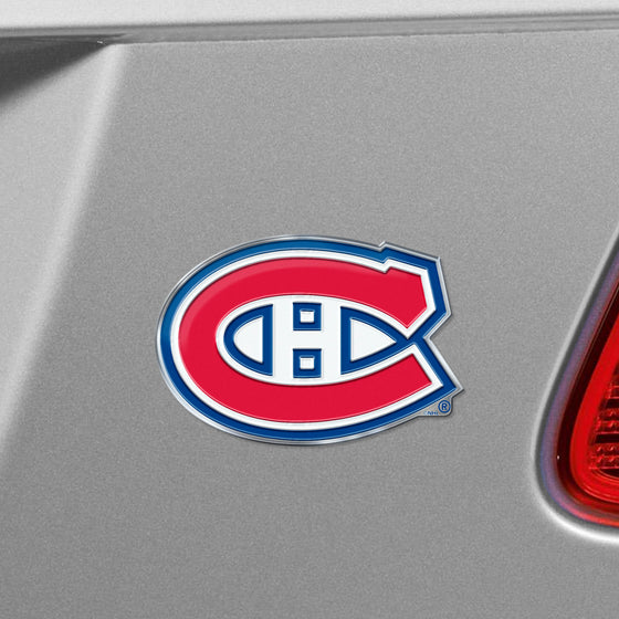 Montreal Canadiens Heavy Duty Aluminum Embossed Color Emblem
