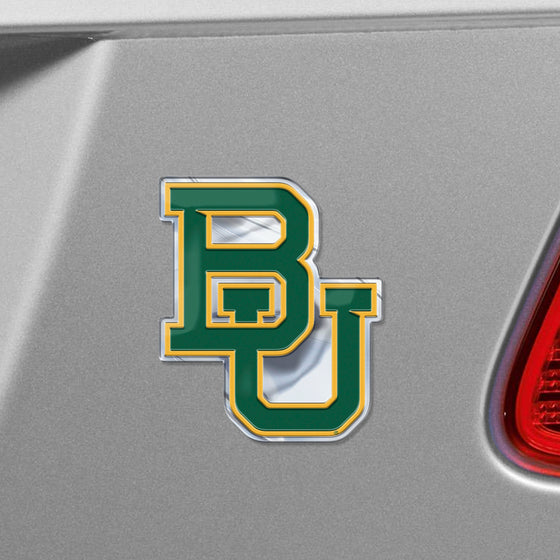 Baylor Bears Heavy Duty Aluminum Embossed Color Emblem