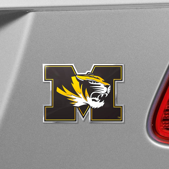 Missouri Tigers Heavy Duty Aluminum Embossed Color Emblem
