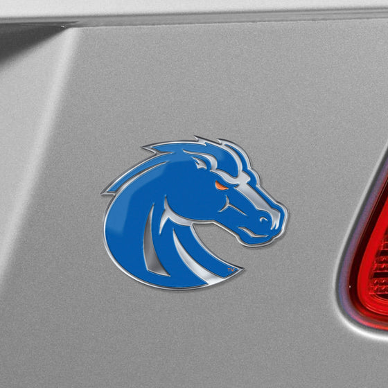 Boise State Broncos Heavy Duty Aluminum Embossed Color Emblem - Alternate