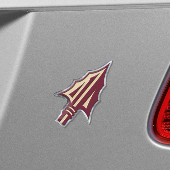Florida State Seminoles Heavy Duty Aluminum Embossed Color Emblem - Alternate