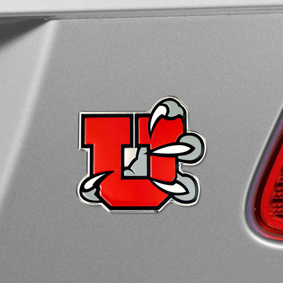 Utah Utes Heavy Duty Aluminum Embossed Color Emblem - Alternate