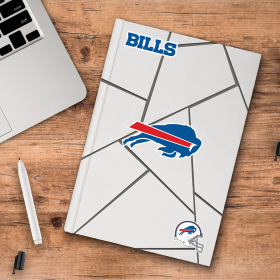 Buffalo Bills 3 Piece Decal Sticker Set