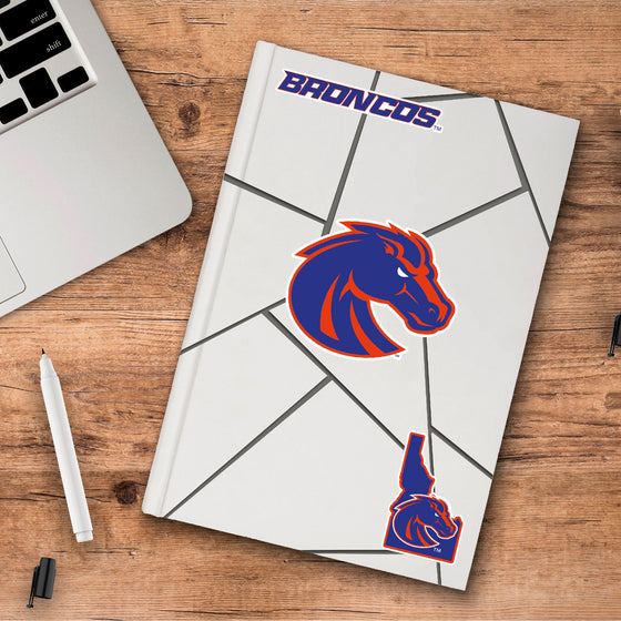 Boise State Broncos 3 Piece Decal Sticker Set