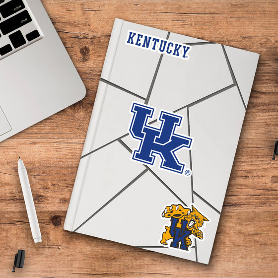 Kentucky Wildcats 3 Piece Decal Sticker Set