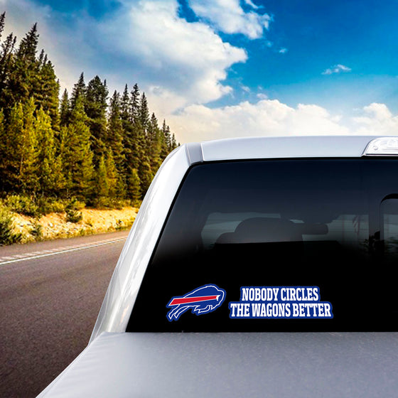 Buffalo Bills 2 Piece Team Slogan Decal Sticker Set