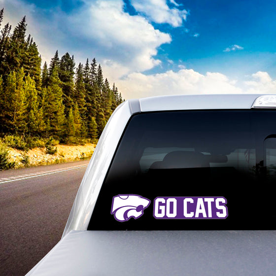 Kansas State Wildcats 2 Piece Team Slogan Decal Sticker Set