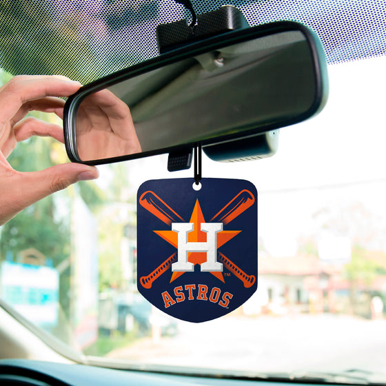 Houston Astros 2 Pack Air Freshener