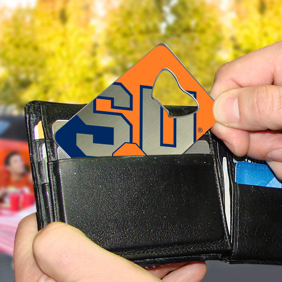 Syracuse Orange Credit Card Style Bottle Opener - 2” x 3.25