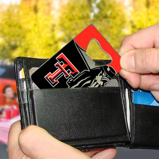 Texas Tech Red Raiders Credit Card Style Bottle Opener - 2” x 3.25