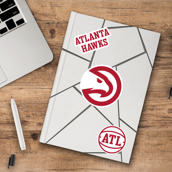 Atlanta Hawks 3 Piece Decal Sticker Set