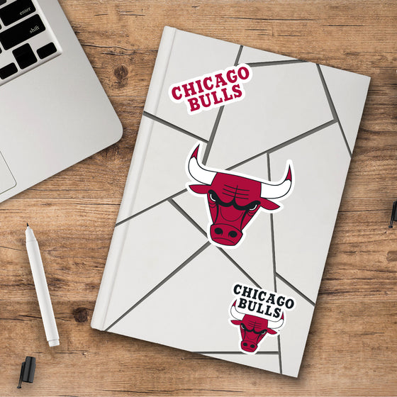 Chicago Bulls 3 Piece Decal Sticker Set