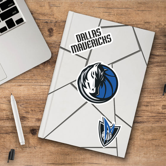 Dallas Mavericks 3 Piece Decal Sticker Set