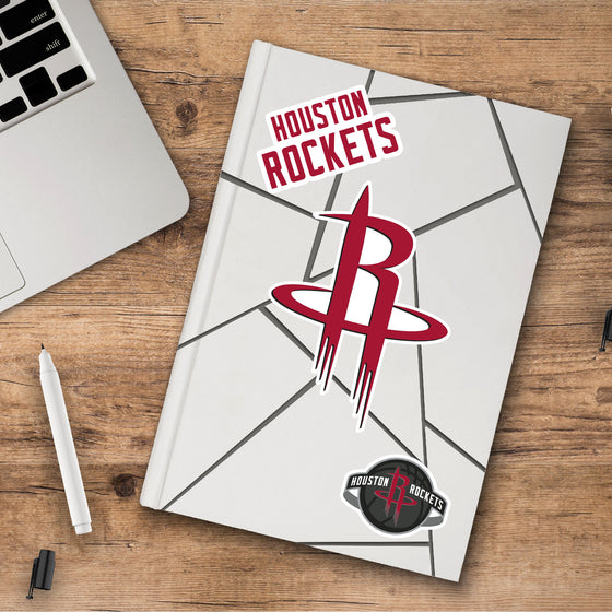 Houston Rockets 3 Piece Decal Sticker Set