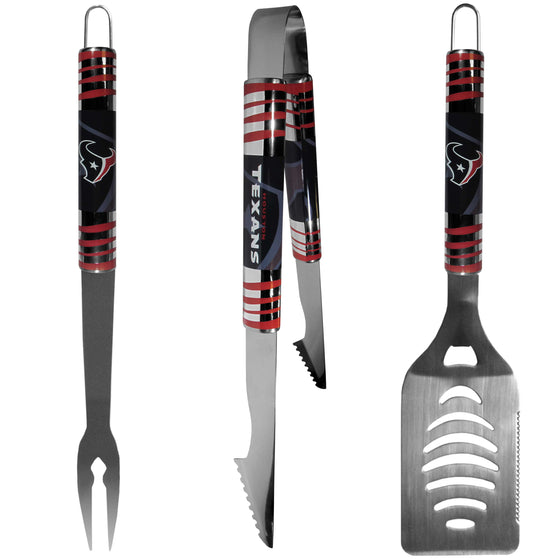 Houston Texans 3 pc Tailgater BBQ Set (SSKG) - 757 Sports Collectibles