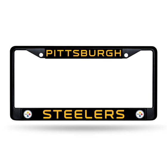 Pittsburgh STEELERS BLACK CHROME FRAME (Rico) - 757 Sports Collectibles