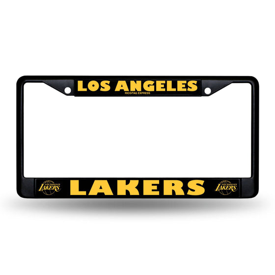 LOS ANGELES LAKERS BLACK CHROME FRAME (Rico) - 757 Sports Collectibles