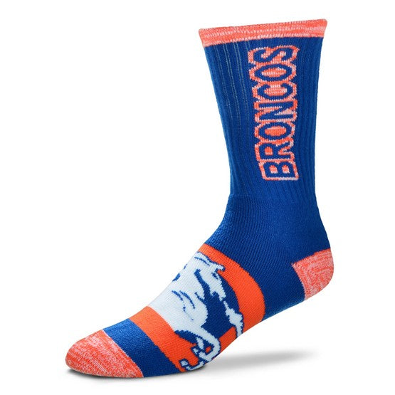 Denver Broncos - Retro Crush - Royal - Large Sock