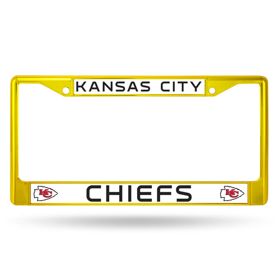 Chiefs Colored Chrome Frame Secondary Yellow