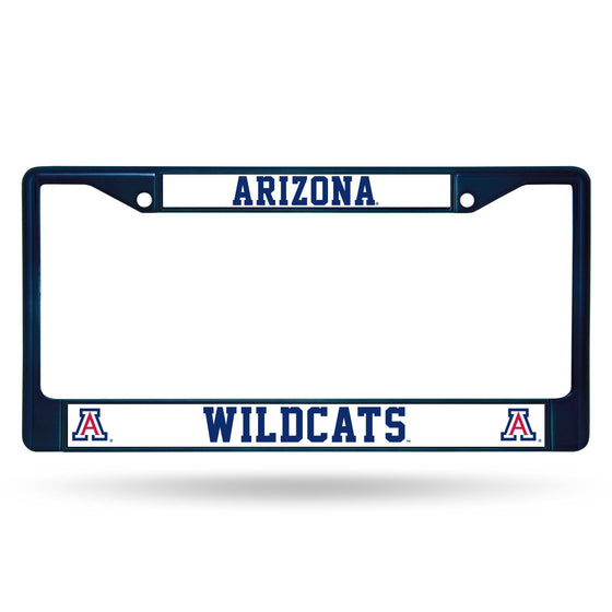 ARIZONA Wildcats NAVY COLORED CHROME FRAME (Rico) - 757 Sports Collectibles
