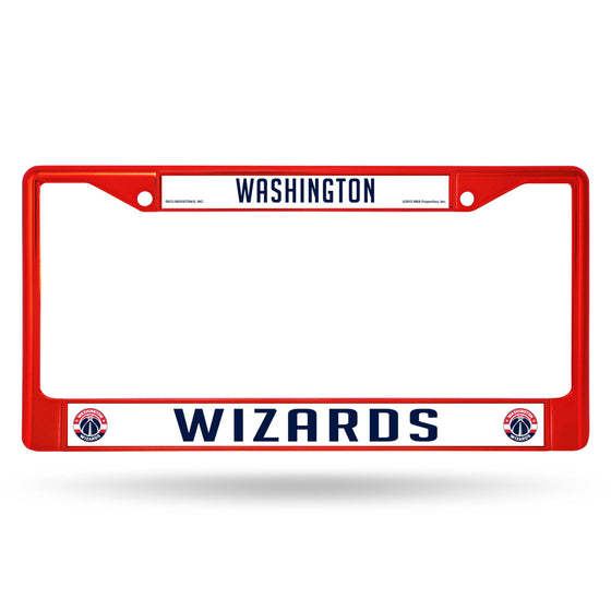 WASHINGTON WIZARDS COLORED CHROME FRAME SECONDARY RED (Rico) - 757 Sports Collectibles