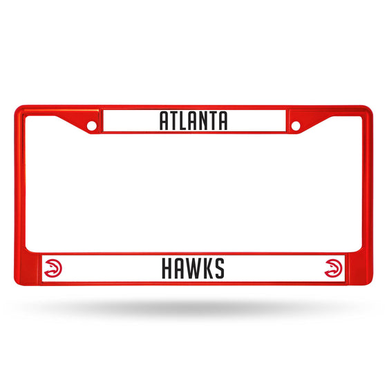 ATLANTA HAWKS COLORED CHROME FRAME SECONDARY RED (Rico) - 757 Sports Collectibles