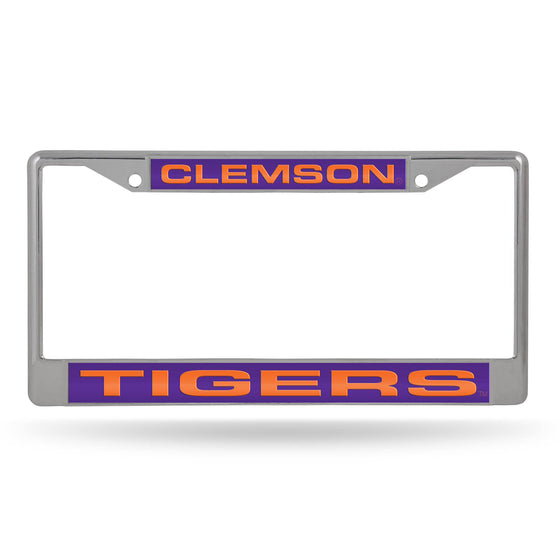 CLEMSON Tigers  LASER CHROME FRAME (Rico) - 757 Sports Collectibles