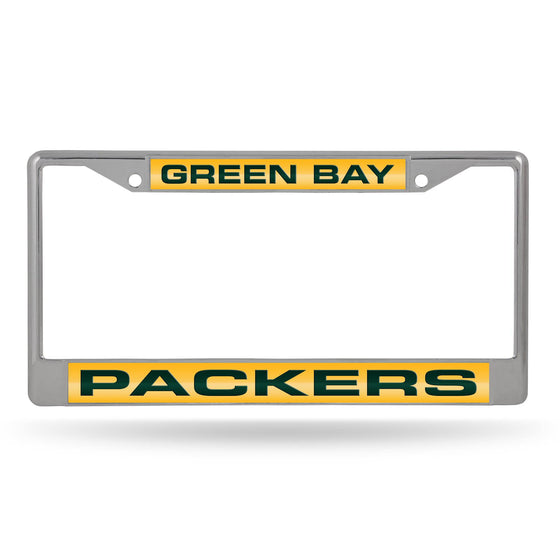 Green Bay PACKERS  LASER CHROME FRAME (Rico) - 757 Sports Collectibles