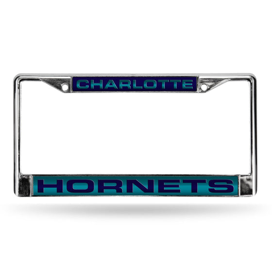 CHARLOTTE HORNETS LASER CHROME FRAME (Rico) - 757 Sports Collectibles