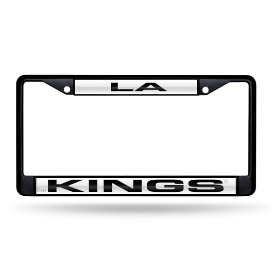LOS ANGELES KINGS BLACK LASER CHROME FRAME (Rico) - 757 Sports Collectibles