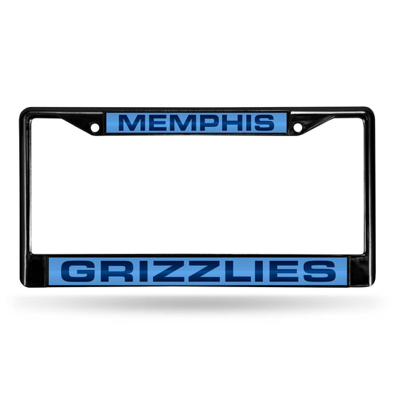MEMPHIS GRIZZLIES BLACK LASER CHROME FRAME (Rico) - 757 Sports Collectibles