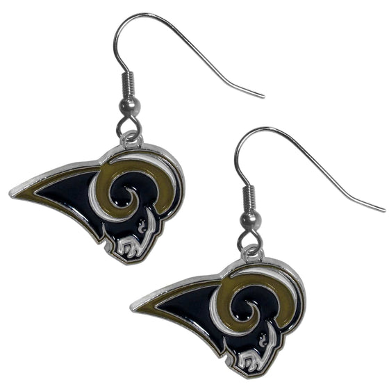 St. Louis Rams Chrome Dangle Earrings (SSKG) - 757 Sports Collectibles